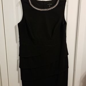 Very dressy black dress. Perfect for a wedding!